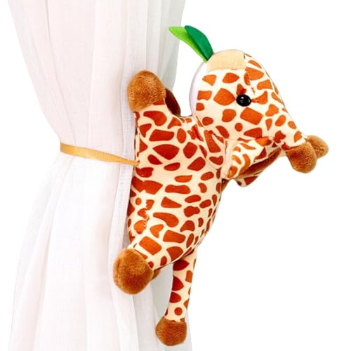 Idezek Gefülltes Giraffentier, Giraffen-Plüschpuppe | Süßes weiches Stofftier Giraffe,Plüschtier-Giraffe-Sammlung, Spielzeug für, Mädchen, Wohnzimmer, Schlafzimmer, Stuhl von Idezek