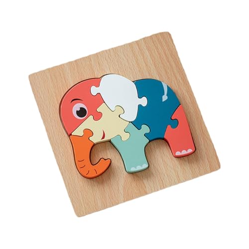 Idezek Kleinkind-Puzzles,Kleinkind-Holzpuzzles | 3D-Puzzles aus Holz für Kinder,-Spielzeug für 1- bis 3-Jährige, Lernpuzzles für die Feinmotorik von Kindern von Idezek