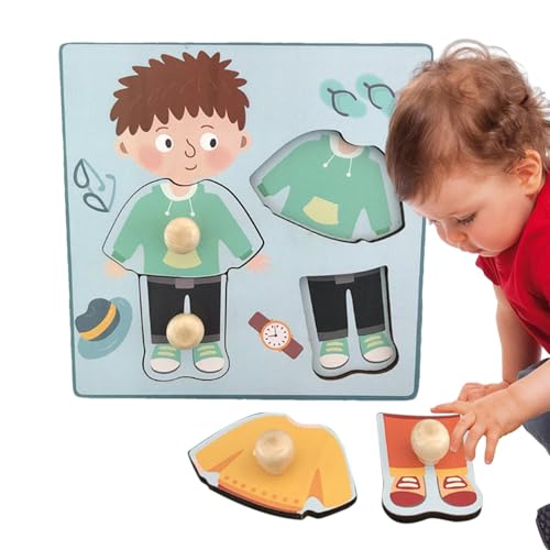 Idezek Kognitives Matching-Brett, Matching-Spiel für Kinder | Denksport-Puzzlespiel | Passendes Puzzle-Spielzeug, passendes Puzzle-Spiel, passendes Lern-Puzzle-Brett für Spaß im Alter von 2–5 Jahren von Idezek