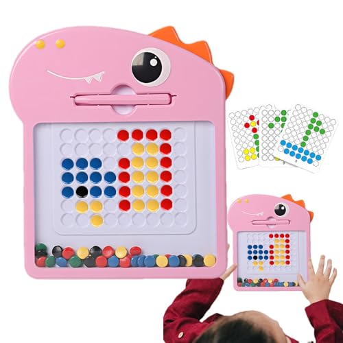 Idezek Magnetisches Doodle-Board, magnetisches Schreibbrett für Kinder - Transparenter Magnet-Doodle-Pad | Magnetisches Zeichenbrett für Kinder ab 3 Jahren, kreatives Doodle-Board-Lernspielzeug von Idezek