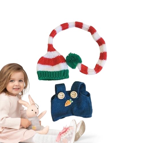 Idezek Puppenkleidung für Babys, Kleidung für Kuscheltiere | 17cm Plüschpuppenkleidung Bitty Babies Puppenkleidung,Puppenoutfit, Puppenkleidung und Accessoires für Heimdekoration, Auto von Idezek