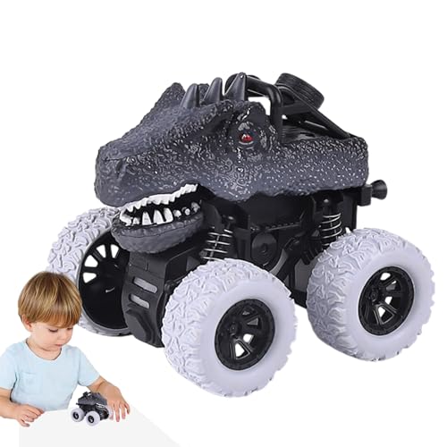 Idezek Reibungs-Dino-Autos,Pädagogische Dinosaurierautos - Tierautospielzeug, Reibungsspielzeug für Kinder Jungen und Mädchen im Alter von 3–8 Jahren, Dinosaurierspielzeug, Geschenke für Geburtstags von Idezek