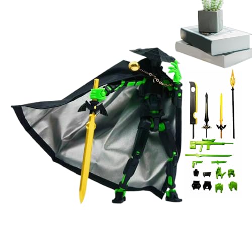 Idezek -gedrucktes Actionfiguren-Set, gedruckte Figur - Dekoratives Figurenhandwerk - Kreatives Figurenspielzeug mit Mehreren Gelenken, Flexibles Actionfiguren-Set, bewegliche Figurenspielzeuge von Idezek