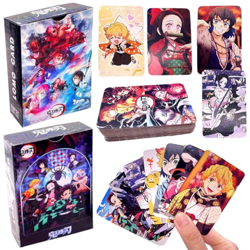 IhLux Anime Karten, 120 Stück Anime Sammelkarten, Trading Card Pack, Card Games Set, Sammelkarte Booster Pack, Anime kartendeck Games Karte Geburtstagsgeschenk für Fans Anime Enthusiasten von IhLux