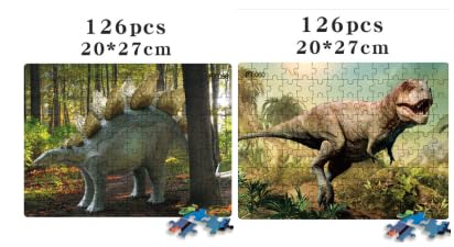 IhLux Dinosaurier Puzzle Kinderpuzzle Dinosaurier Spielzeug Lernen Pädagogische Puzzle Spielzeug Dinosaurier Puzzles für Kinder Familienspiele für Erwachsene und Kinder ab 10 Jahren von IhLux