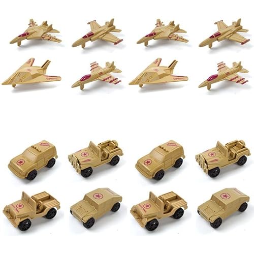 IhLux Flugzeuge Set, Flugzeugträger Spielzeug Spielset mit, Militärtransportpanzer mit 16 Pcs, Schiff kleinen Modell Flugzeuge, Flugzeuge Spielzeug für Kinder Geschenk Party Favor von IhLux