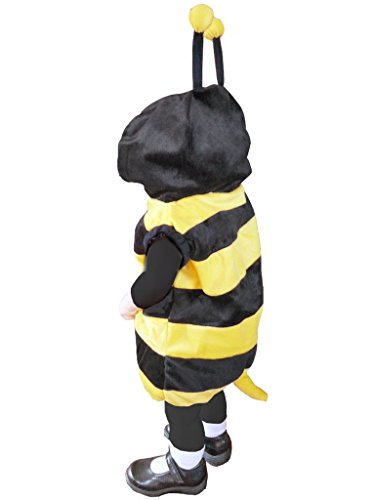 Ikumaal Bienen-Kostüm, J14 80-86, für Baby Babies Klein-Kind, Biene Wespe Kostüm-e Fasching Karneval Kleinkinder-Karnevalskostüme Kinder-Faschingskostüme von Ikumaal