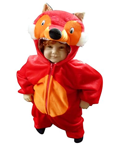 Ikumaal Fuchs-Kostüm, F21 92-98, für Klein-Kind Baby Babies, Füchse Fox Tier Kostüm-e Fasching Karneval Kleinkinder-Karnevalskostüme Kinder-Faschingskostüme von Ikumaal