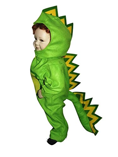 Ikumaal Drachen-Kostüm, F01 92-98, für Klein-Kind Baby Babies, Dino Drache Kostüm-e Fasching Karneval Kleinkinder-Karnevalskostüme Kinder-Faschingskostüme von Ikumaal