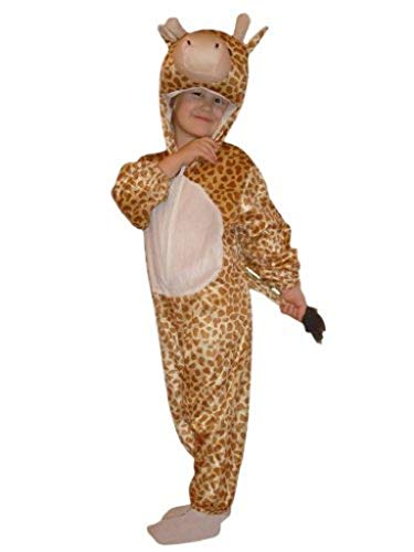 Ikumaal Giraffen-Kostüm, J24 122-128, für Kind-er, Giraffe ZOO Safari Wild-Tier Kostüm-e Fasching Karneval Kleinkinder-Karnevalskostüme Kinder-Faschingskostüme von Ikumaal