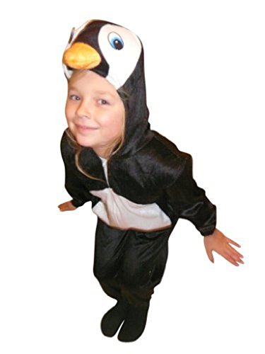 Pinguin-Kostüm, An46 116-122, für Kind-er, Pinguine See-Vogel Kostüm-e Fasching Karneval Kleinkinder-Karnevalskostüme Kinder-Faschingskostüme von Ikumaal