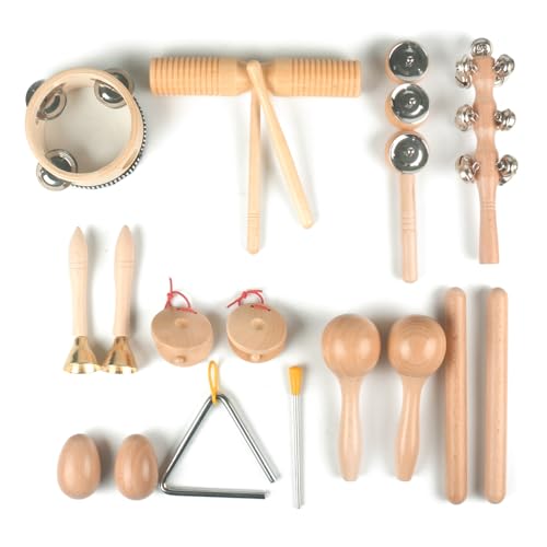 10 Stücke Musikinstrumente Musik Rhythmus Spielzeug Musical Percussion Drum Set Vorschulgeschenke von Illkjasfc