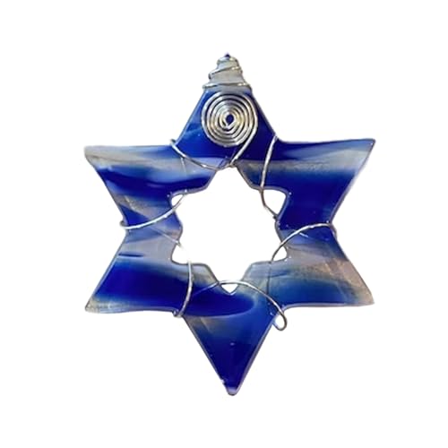 Hanukkah-Stern-Anhänger zum Aufhängen, Dekoration, kreativ, festlicher Charm, Dekoration für Party, Urlaub, Feiern von Illkjasfc