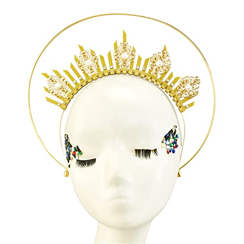 Stirnband HaloCrown Stirnband Stirnband Kopfschmuck Spiked Kopfschmuck HaloCrown Kopfschmuck von Illkjasfc