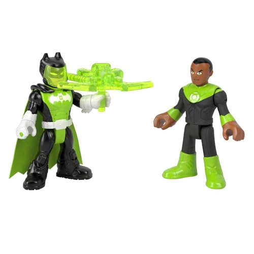 Imaginext DC Super Friends Batman™ und Green Lantern™ Actionfigur für Kinder ab 3 Jahren von Imaginext