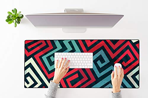 Immersion Spielunterlage, Schreibtischunterlage, Allzweckmatte, Motiv: Maze Pattern, 90x40cm 2009891 Schwarz Immersion Spielunterlage, Schreibtischunterlage, Allzweckmatte, Motiv: Maze Pattern, 90x40cm 2009891 Schwarz von Immersion