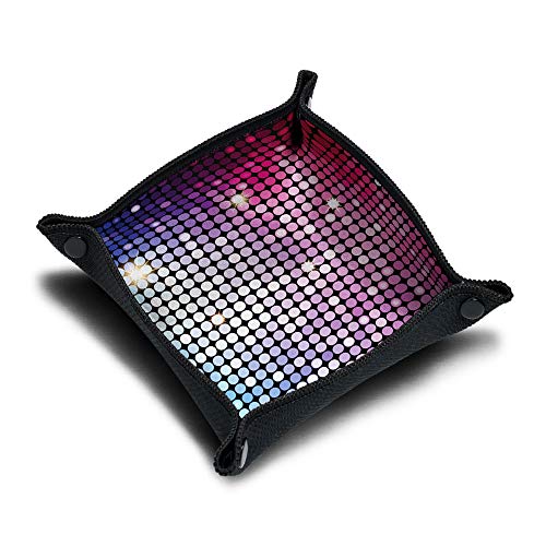 Immersion Würfelbrett aus Neopren, Würfelschale, Zubehör für Würfelspiele und Gesellschaftspiele, Motiv: Disco Dots von Immersion