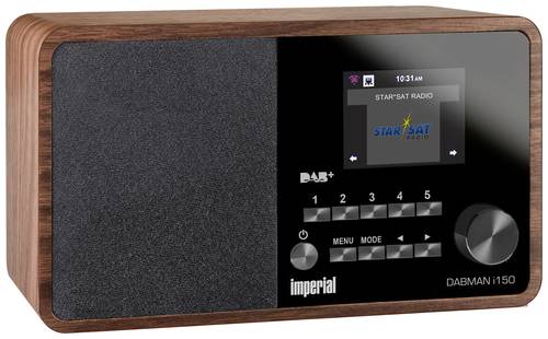 Imperial DABMAN i150 Internet Tischradio Internet, DAB+, UKW USB, WLAN, LAN, Internetradio Holz von Imperial