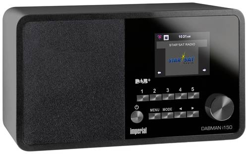 Imperial DABMAN i150 Internet Tischradio Internet, DAB+, UKW USB, WLAN, LAN, Internetradio Schwarz von Imperial