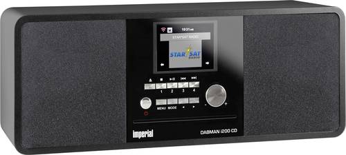 Imperial DABMAN i200CD Internet Tischradio DAB+, UKW, Internet Bluetooth®, DLNA, WLAN, AUX, Interne von Imperial