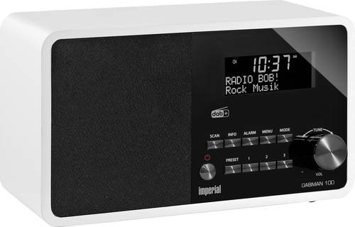 Imperial Dabman 100 Tischradio DAB+, UKW AUX Weiß von Imperial