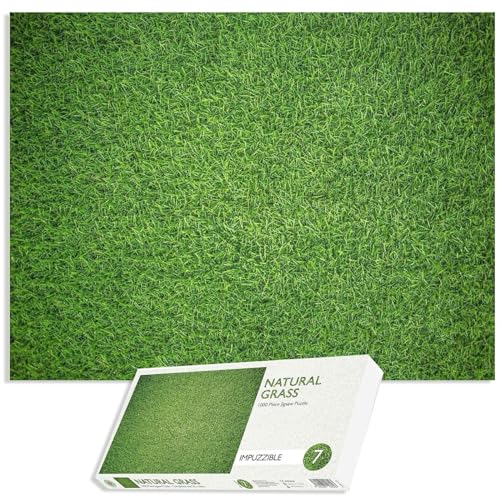 Schwierige Puzzle für Erwachsene - Impuzzibles Natural Grass 1000-teiliges Puzzle - 66 cm x 50 cm - Herausfordernde Puzzle, tolles Geschenk für alle Altersgruppen von Impuzzible