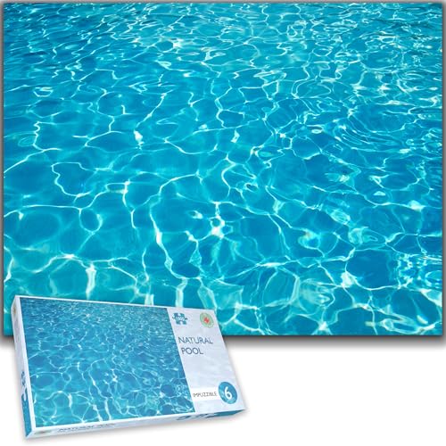 1000 Puzzles Schwierig Unmöglich Unpuzzible Natürlicher Pool – 66 cm x 50 cm – Für anspruchsvolle Erwachsene, tolles Geschenk für alle von Impuzzible