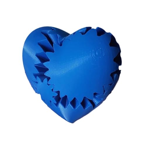 Heart Gear 3D-gedrucktes Zahnradball Spielzeug, herzförmiges Zahnradspielzeug, Steampunk Gear Fidgets, Gearsphere Herzförmiges Zahnrad-Zappelspielzeug zum Entspannen bei Angstzuständen von Imtrub