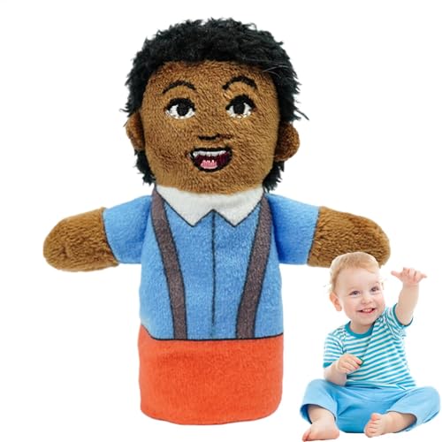 Imtrub Fingerpuppen,Fingerpuppe - Afrikanische Kinderfigur, weiche Hände, Fingerpuppen-Spiel,Storytime-Lernhilfe, interaktives Requisitenspielzeug für Shows, Spielschulen von Imtrub