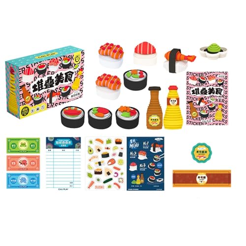 Imtrub Kinder spielen Essen, Kinderküchen-Spielset,Kochspielzeug, Kuchen, Desserts, Essen, Spielzeug, Spielküchenspielzeug - Küchenspielzeug, Spielzeugküchenzubehör, Küchenspielzeug für Kinder von 4–6 von Imtrub