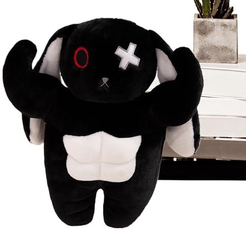 Imtrub Kuscheltier, Kuscheliges Plüschtier Mit Muskeln, Knuddelpuppe Deko Kissen Für Ostern Schlafzimmer Wohnzimmer Sofa Bett Auto Imtrub Kuscheltier, Kuscheliges Plüschtier Mit Muskeln, Knuddelpuppe Deko Kissen Für Ostern Schlafzimmer Wohnzimmer Sofa Bett Auto von Imtrub