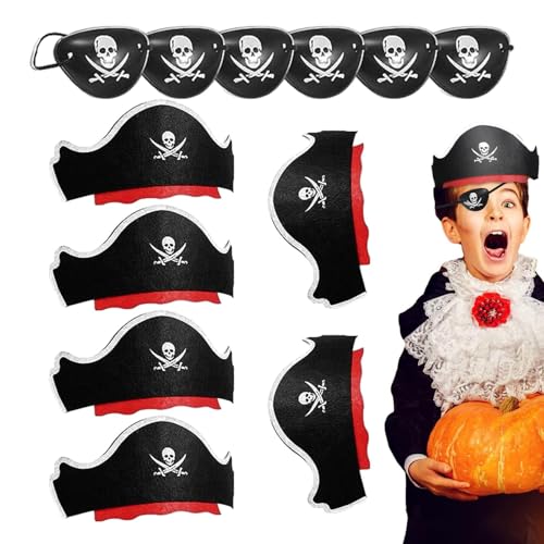 Imtrub Piraten-Themen-Partyzubehör, Cosplay-Piraten-Partyzubehör-Set – Halloween-Augenklappen aufblasbar für Cosplay Imtrub Piraten-Themen-Partyzubehör, Cosplay-Piraten-Partyzubehör-Set – Halloween-Augenklappen aufblasbar für Cosplay von Imtrub