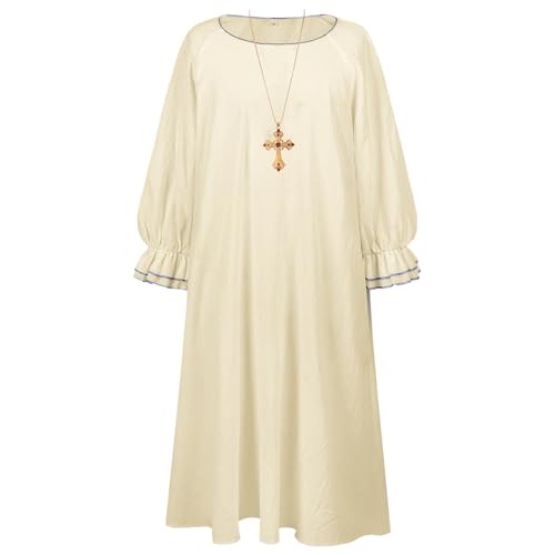 Imtrub Priesterkostüm Herren | Halloween Priester Karneval Kostüm | Gothic Geistliches Outfit für Erwachsene Männer Mittelalter Taufe & Hochzeit Kirchliches Ritual Imtrub Priesterkostüm Herren | Halloween Priester Karneval Kostüm | Gothic Geistliches Outfit für Erwachsene Männer Mittelalter Taufe & Hochzeit Kirchliches Ritual von Imtrub