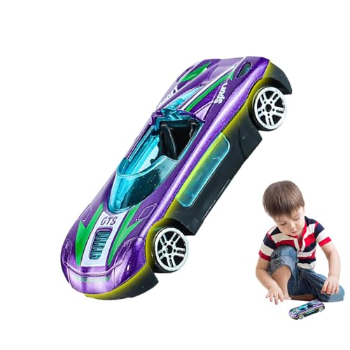 Imtrub Rennwagen-Spielzeug, Rückziehauto - Spielzeugauto aus Legierung für Kleinkinder - Reibungsbetriebene Fahrzeuge, Push-and-Go-Trägheitsspielzeug, reibungsbetriebene Lernspielzeuge für und Mädchen von Imtrub