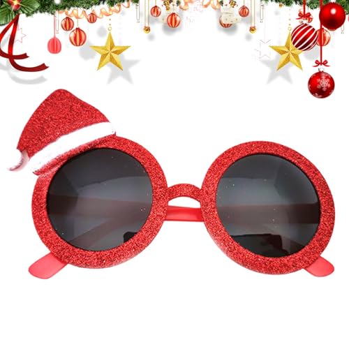 Imtrub Weihnachtsbaum-Brille, Weihnachtsbrille zum Tragen - Lustige Weihnachtsbrille - Weihnachtsdekoration, Fotokabinen-Requisiten, Kostümzubehör von Imtrub