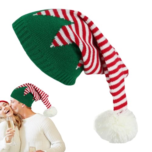 Imtrub Weihnachtsmütze, Weihnachtsmannmützen für Herren, bequeme, bunte Strickmütze, festliches Design für Outdoor, kaltes Wetter, Accessoires, Damen, Mädchen, , Abendveranstaltungen Imtrub Weihnachtsmütze, Weihnachtsmannmützen für Herren, bequeme, bunte Strickmütze, festliches Design für Outdoor, kaltes Wetter, Accessoires, Damen, Mädchen, , Abendveranstaltungen von Imtrub