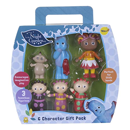 Kids In The Night Garden Figurines Gift Box with carry handle containing 6 Characters, up to 10cm tall, Toddler Girl Toys and Toddler Boy Toys 1648 von In the Night Garden