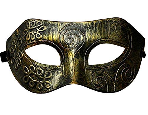 Inception Pro Infinite Maske – Farbe Antik Bronze – Karneval – Halloween – Venezianerin – Herren – Damen – Unisex – Metallic-Effekt – flexibel – Esoterik – Geschenkidee für Weihnachten und Geburtstag von Inception Pro Infinite