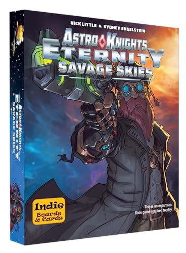 Astro Knights Eternity: Savage Skies by Indie Boards & Cards Strategiespiel-Erweiterung für 1-4 Spieler ab 14 Jahren von Indie Boards and Cards