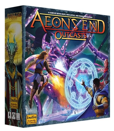 Indie Board Games AEO1 - Aeon's End: Outcasts (1 bis 4 Spieler, ab 7 Jahren, Strategie, Fantasy, Kartenspiel) von Indie Boards and Cards