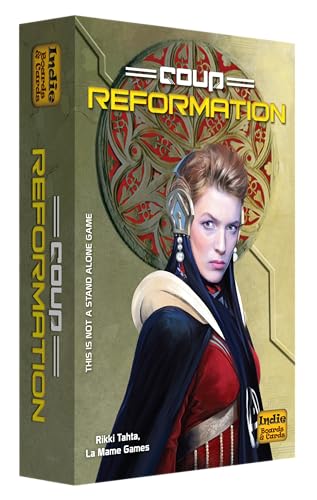 Indie Board & Card IBCCOR2 Coup Reformation 2nd Edition Expansion Card Game, Multicolor, 3.18 x 10.16 x 15.24 cm Indie Board & Card IBCCOR2 Coup Reformation 2nd Edition Expansion Card Game, Multicolor, 3.18 x 10.16 x 15.24 cm von Indie Boards and Cards
