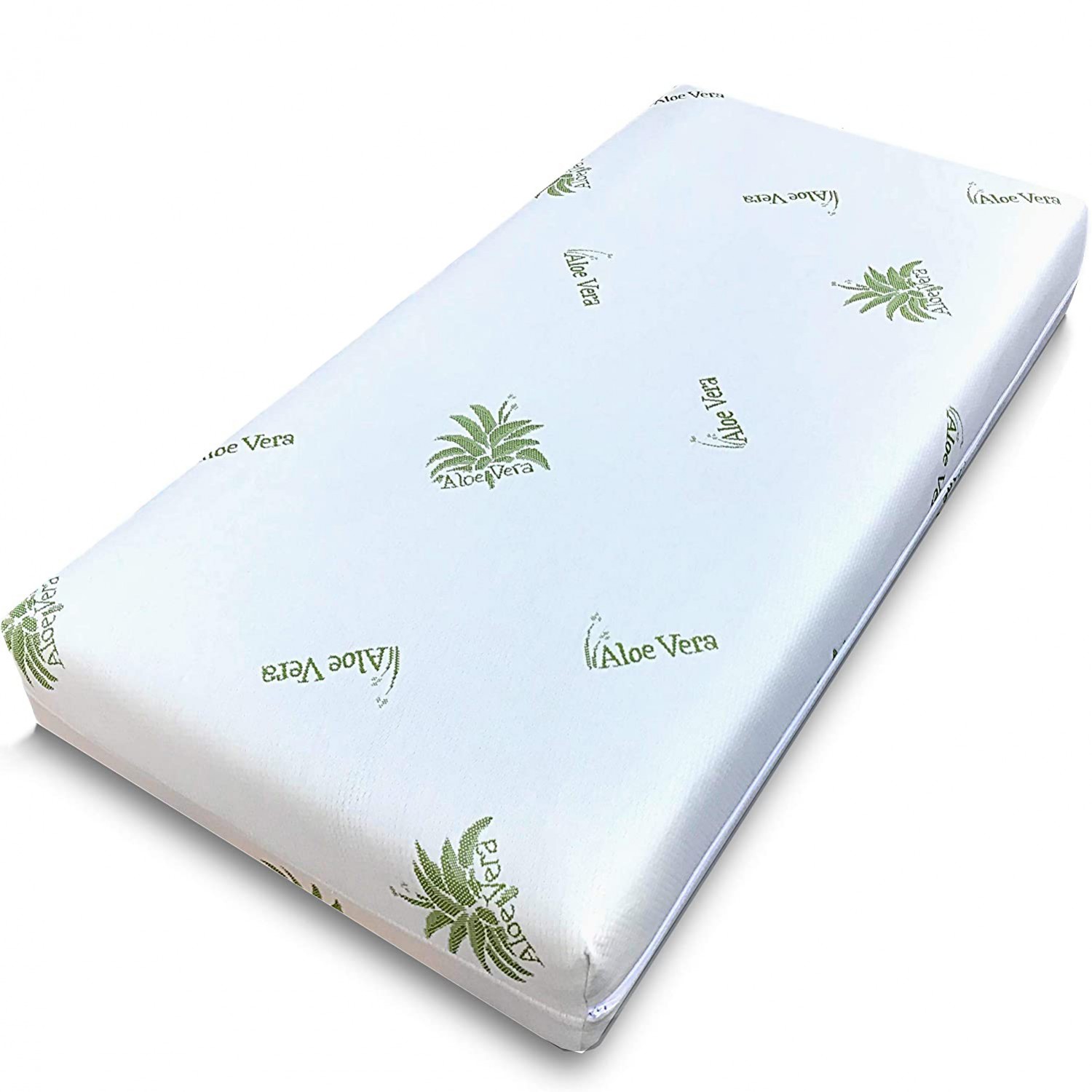 Materasso per Lettino Dolci Ninne MEMORY FOAM in Aloe Vera 125 x 60 x 11h cm von Infanziabimbo