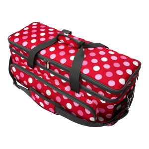 Infinity Hearts Aufbewahrungstasche Rot mit Punkten 57x20x20cm von Infinity Hearts