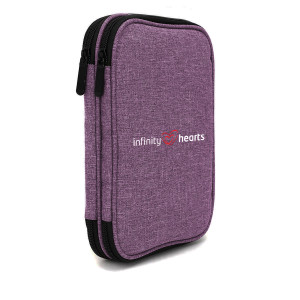 Infinity Hearts Etui für Rundstricknadeln und Zubehör Lila 22x17x4cm von Infinity Hearts