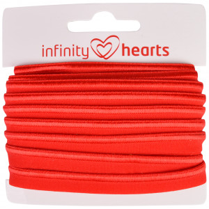 Infinity Hearts Paspelband Stretch 10mm 250 Rot - 5m von Infinity Hearts