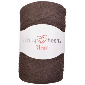 Infinity Hearts Ribbon Bändchengarn 10 Dunkelbraun von Infinity Hearts