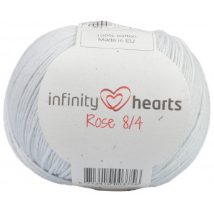 Infinity Hearts Rose 8/4 Garn Unicolor 230 Perlgrau von Infinity Hearts