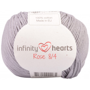 Infinity Hearts Rose 8/4 Garn Unicolor 232 Hellgrau von Infinity Hearts