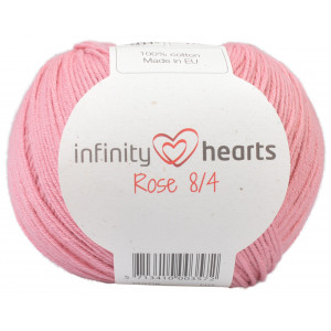 Infinity Hearts Rose 8/4 Garn Unicolor 27 Hell Rosa von Infinity Hearts