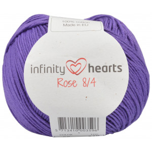 Infinity Hearts Rose 8/4 Garn Unicolor 56 Dunkles Lila von Infinity Hearts